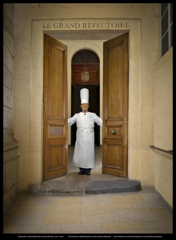 Photo Paul Bocuse - Eiffage Grand Réfectoire 17 mars 2014