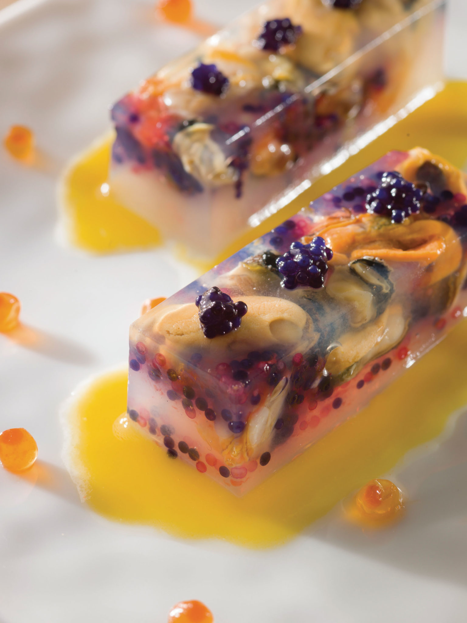 Oeufs Iodes Coquillages En Gelee Arts Gastronomie