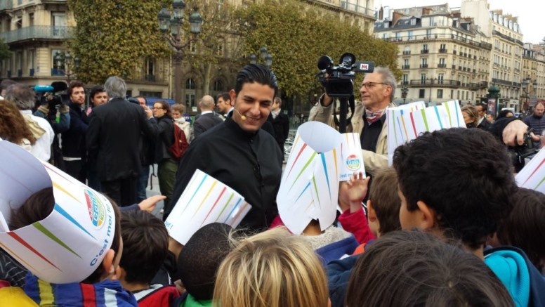 Akrame Benallal (Atelier Vivanda, Paris 16ème) a souhaité sensibiliser les enfants sur l’importance de manger es légumes de saison