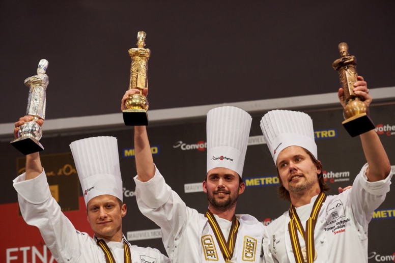 Les 3 vainqueurs du Bocuse d'Or