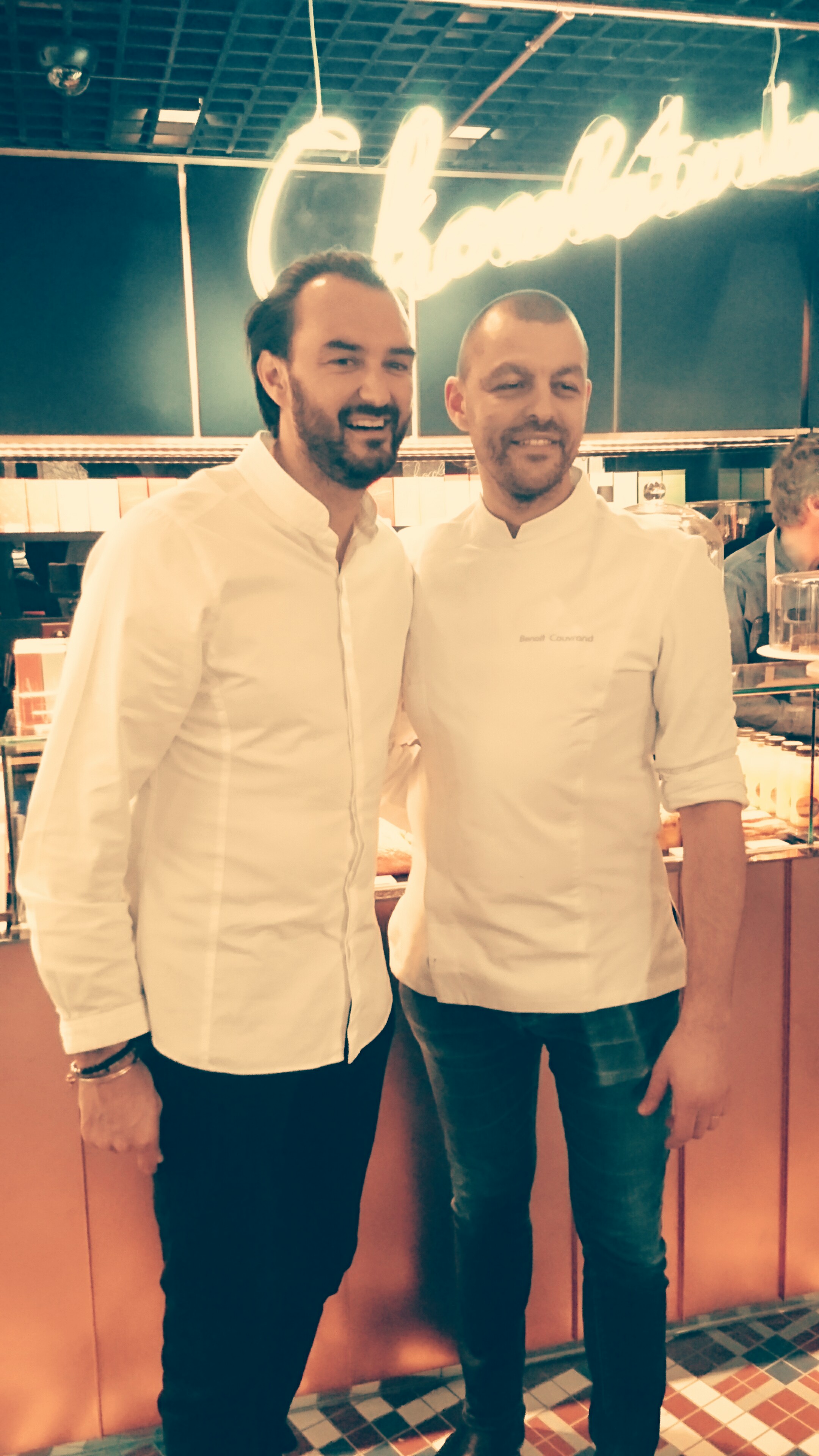 Cyril Lignac et Benoît Couvrand inaugurent la Chocolaterie (Paris 11)_© Clémence Rouyer