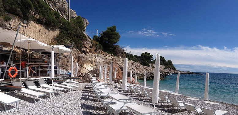 La Spiaggetta dei Balzi Rossi à Ventimiglia