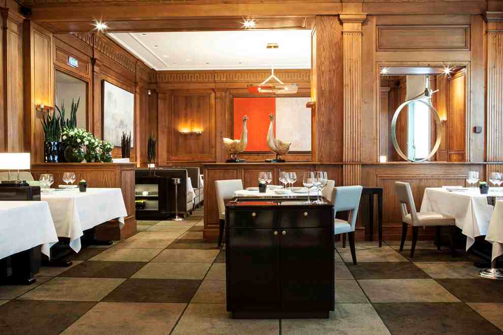 Le restaurant Taillevent ouvre ses portes à l'occasion de la Fête de la Gastronomie, le 24 septembre 2016. Rendez-vous salle Lammenais pour admirer sa table d'exception dressée pour occasion_© Arnaud Meyer