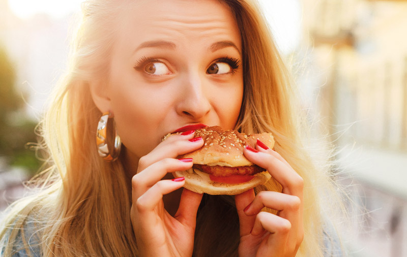 street food burger
