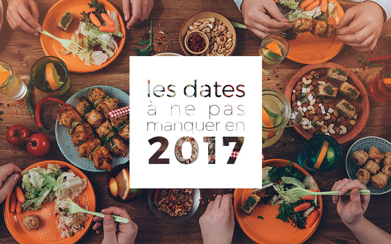 dates gastronomie 2017