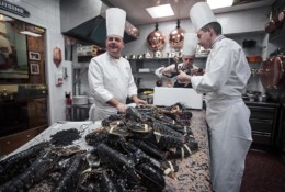 Christophe Muller, chef de cuisine de l'auberge du Pont de Collonges, Paul Bocuse a Collonges au Mont d'or dans le rhône