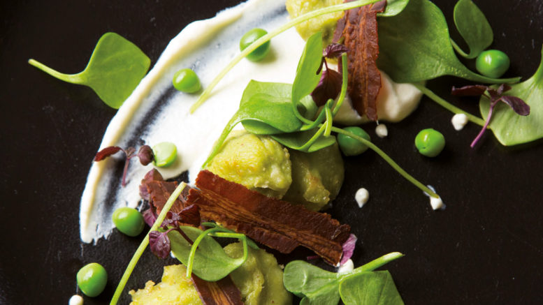 Gnocchis De Petits Pois Et Chevre Frais A La Sauge Salade De