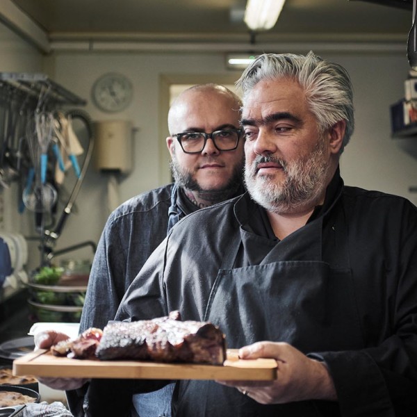 Claude et Julien Barbet des Restaurants Les frères Barbet et le café de la gare à Brignais, 2 institutions proche de lyon pour manger une savoureuse cuisine familiale