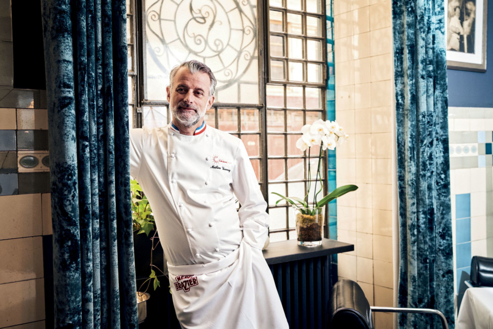Mathieu Viannay, chef du mythique restaurant La Mère Brazier à Lyon