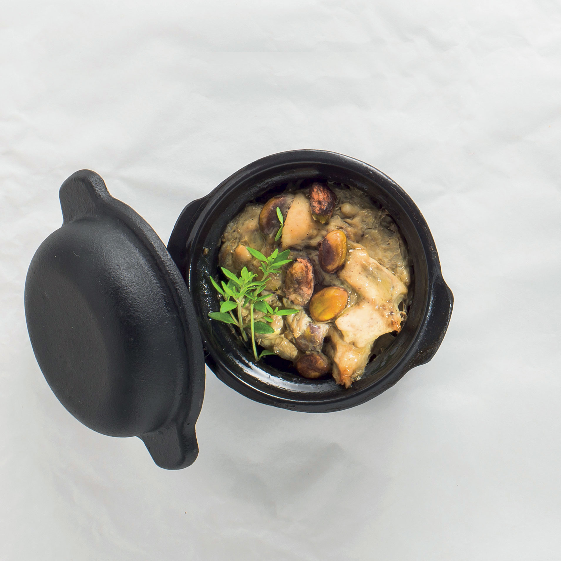 Recette Mini terrine de lapin aux pistaches Arts & Gastronomie