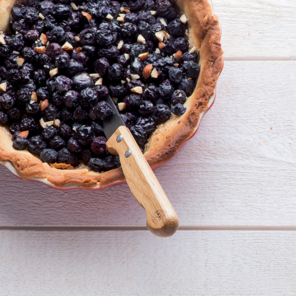 Tarte au myrtille pâte sablée aux noisettes