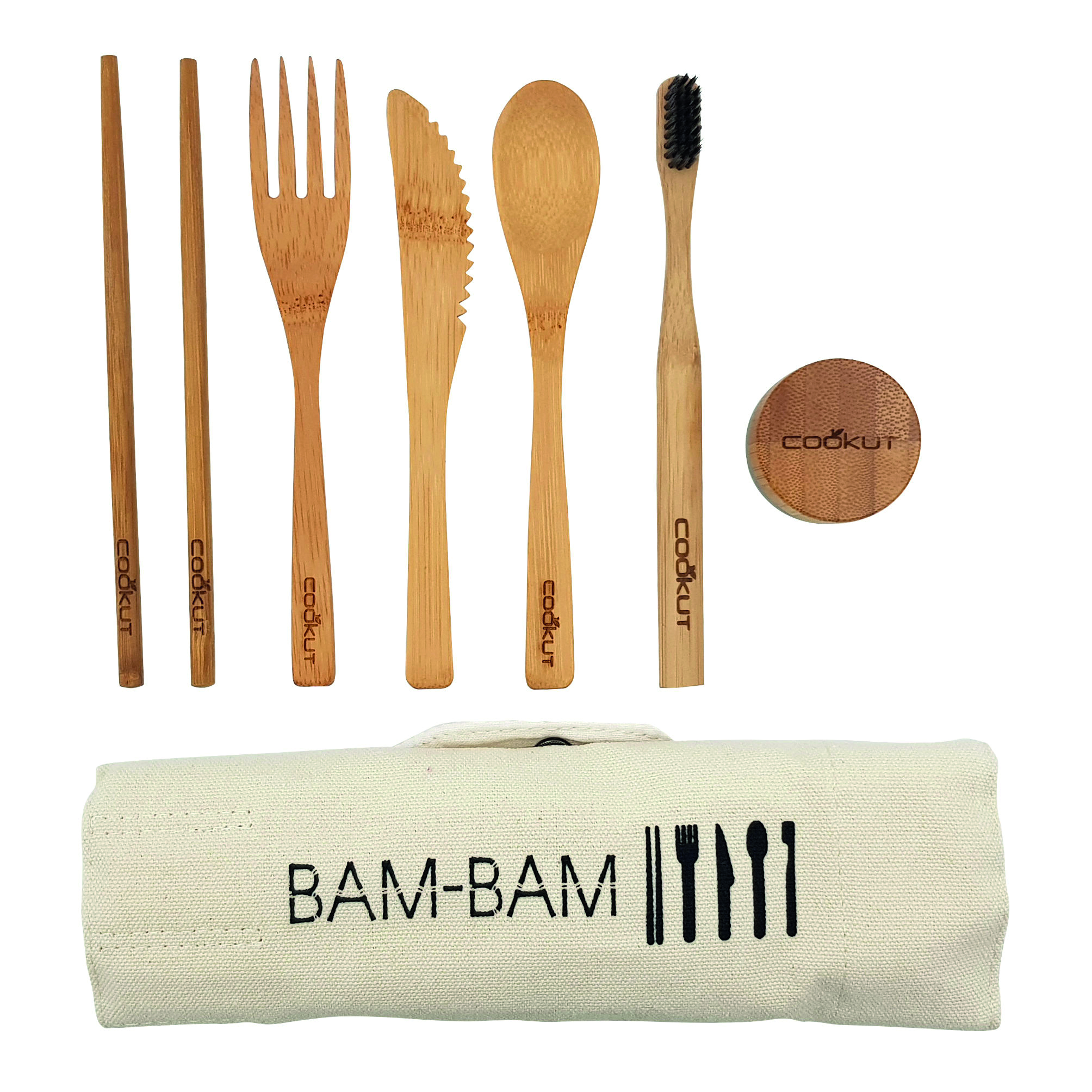 Kit repas en bambou Bam Bam