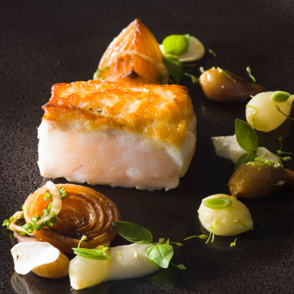 Recette turbot, oignons & vin jaune