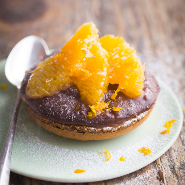 The tarte orange chocolat : Recette de The tarte orange chocolat