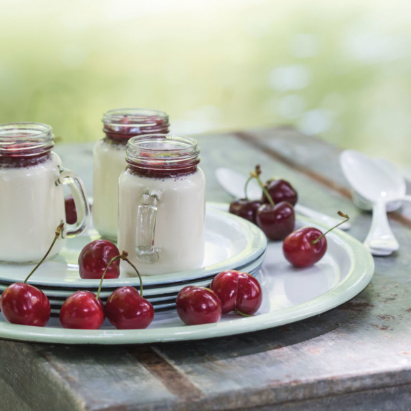 Panna cotta aux cerises