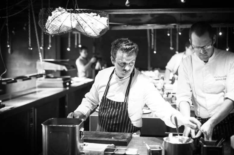 Alexandre Gauthier dans les cuisine de La Grenouillère