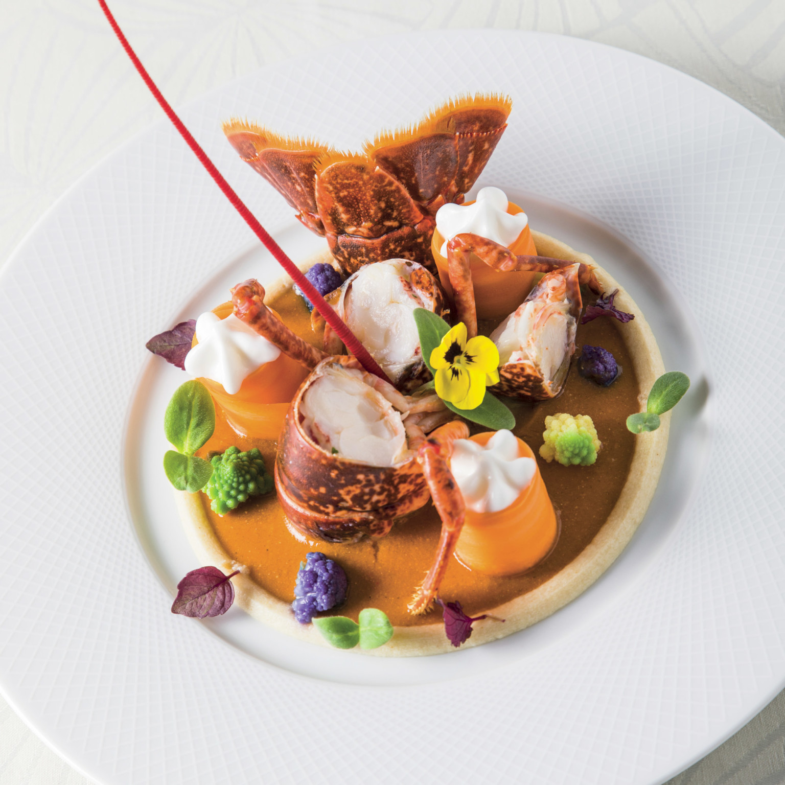 Recette Queue de homard bleu rôtie en coque Arts & Gastronomie