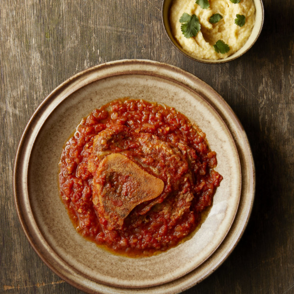 Osso buco-orange-cumin-polenta-coriandre-Cyril Lignac pour Bravo le Veau