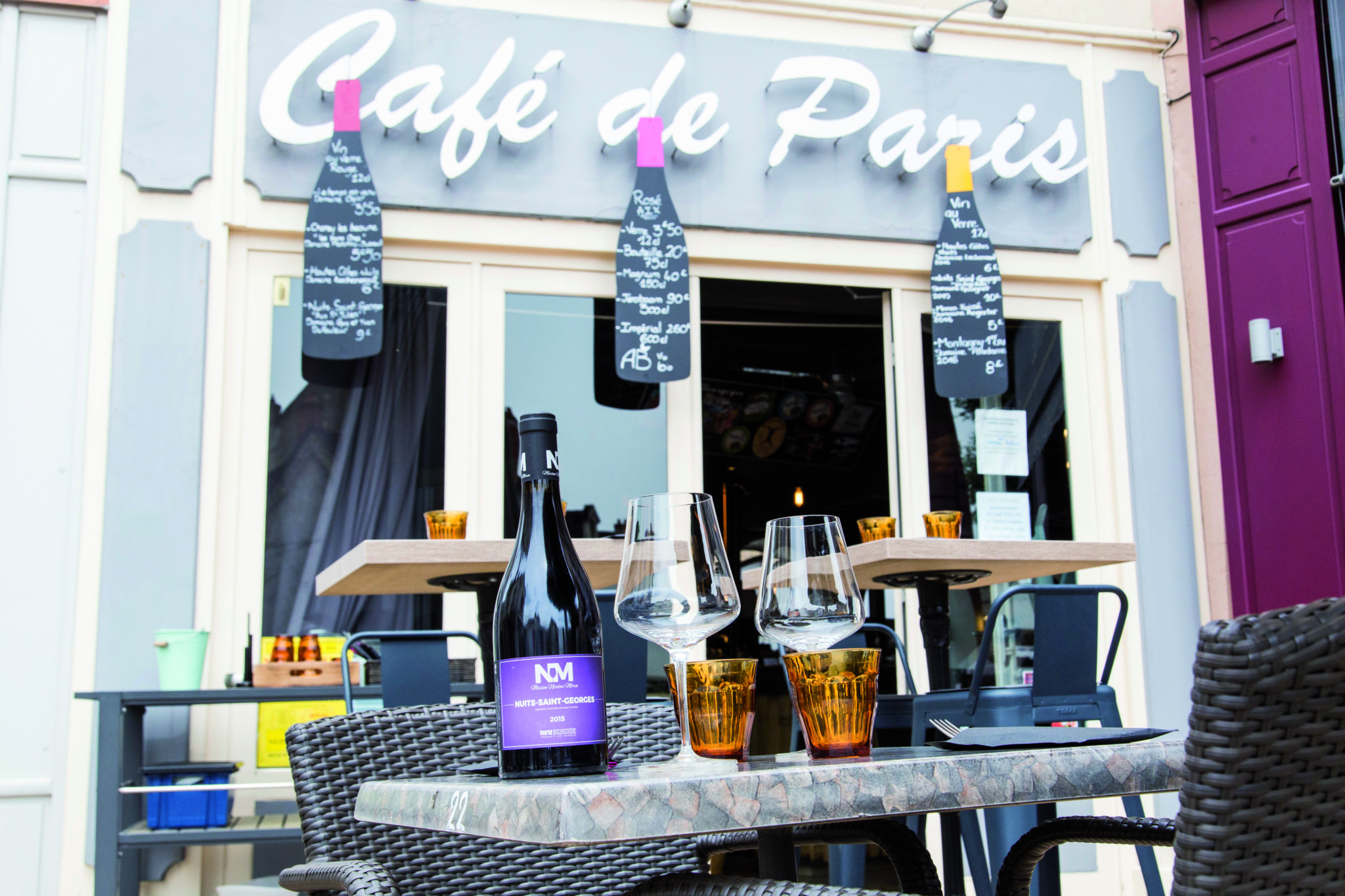 Café de Paris une halte au coeur de la côte de nuits