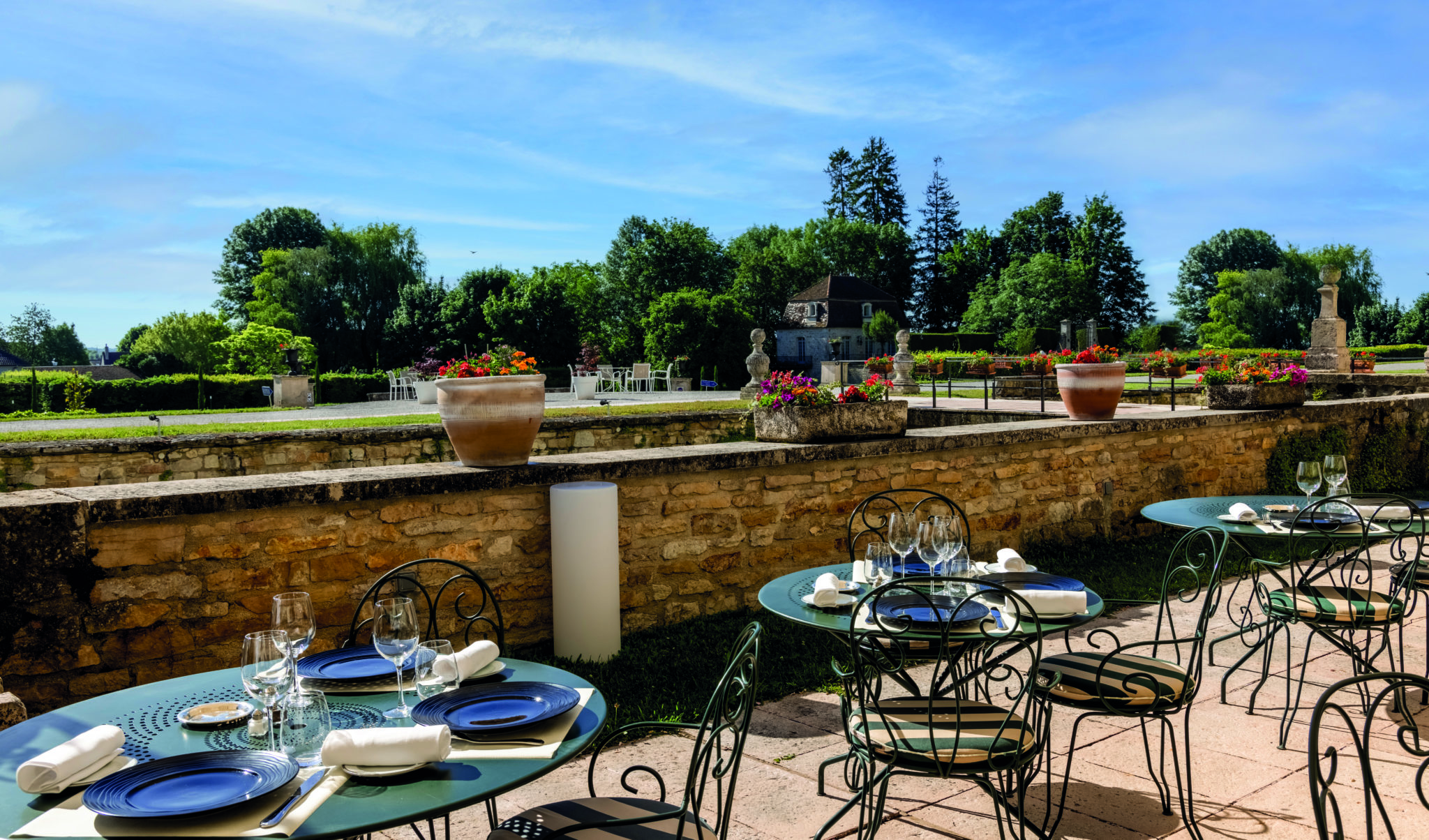 Château de Gilly : son restaurant, sa terrasse