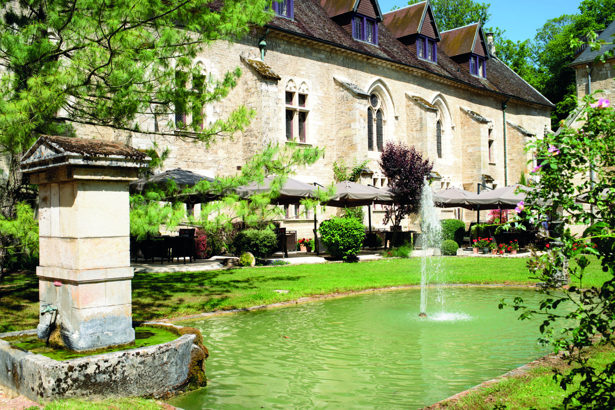 Abbaye de la Bussière le bistrot des moines