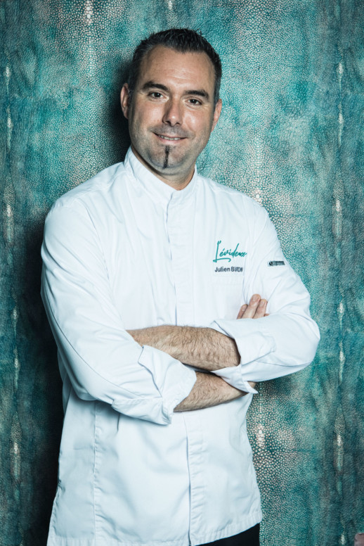 Le chef Julien Burdin - Restaurant l'Evidence