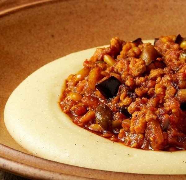 Mijoté de veau haché aux pistaches et pignons