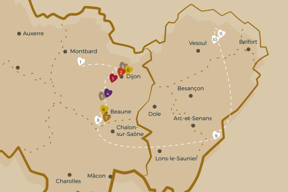 Parcours Vive La Bourgogne-Franch-Comté