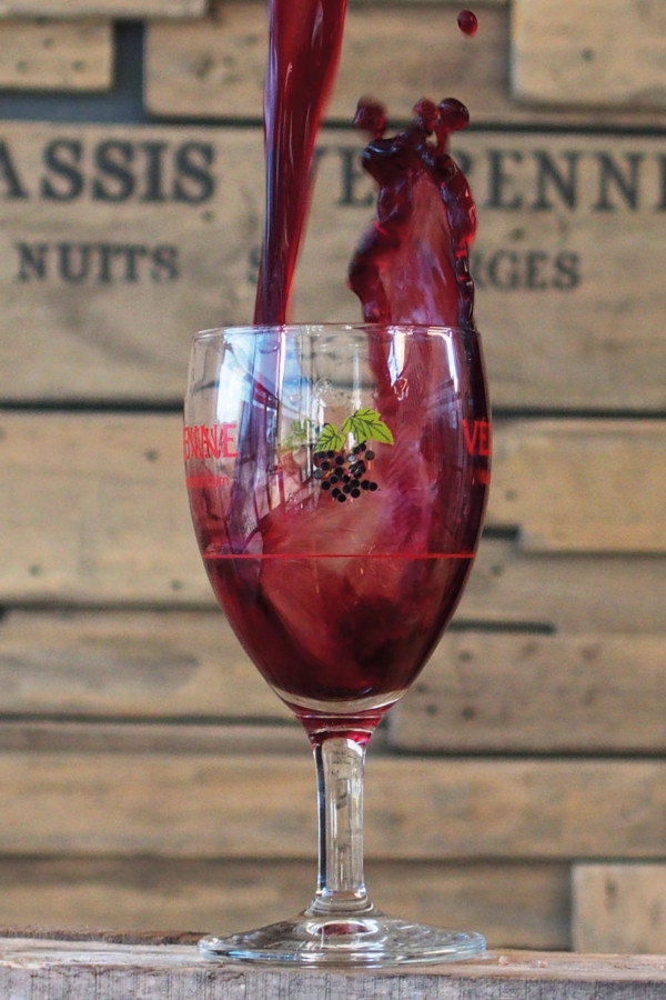 Verre liqueur de cassis