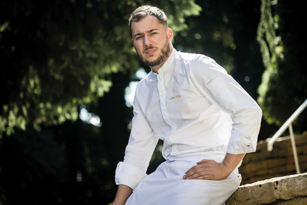 Jordan Billan, chef à l’Hostellerie  du Cèdre à Beaune