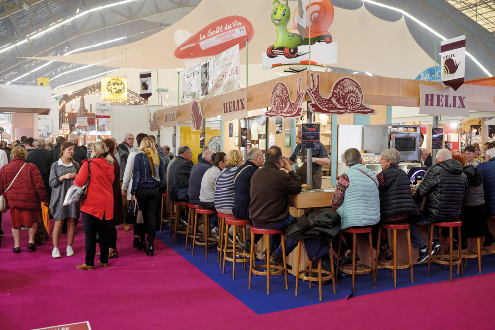 Dégustation d'escargots de Bourgogne à la Foire de Dijon 2019