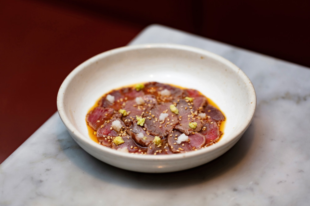 Carpaccio Boeuf Restaurant Aux Près Cyril Lignac