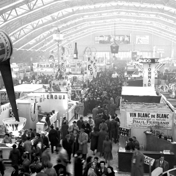 Le hall du Palais des Congrès lors de la Foire Gastronomique