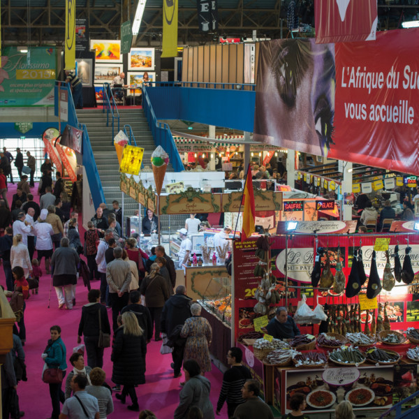 Hall 1 de la Foire Internationale et Gastronomique de Dijon en 2013