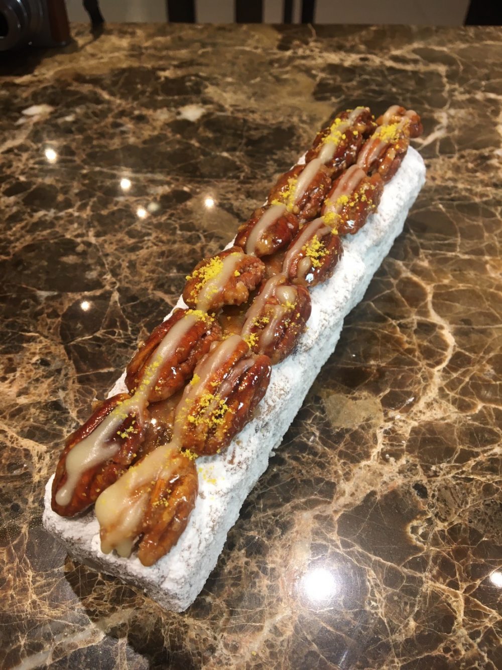 Stollen aux Noix de Pécan et Yuzu