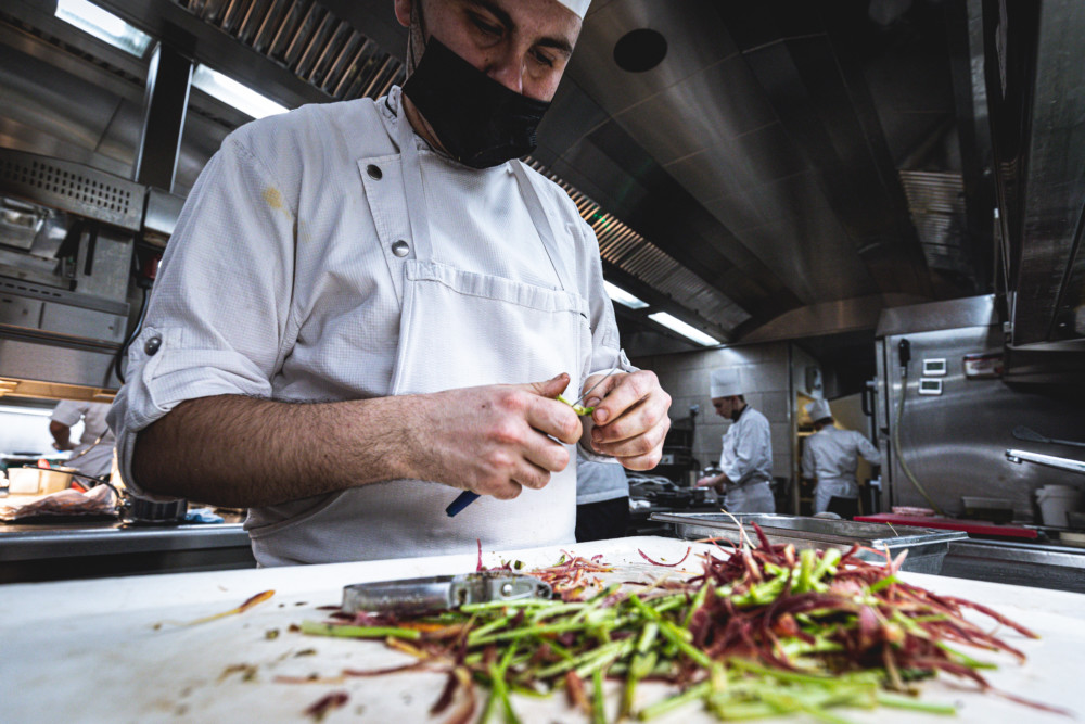 Guillaume Barengo, chef de cuisine et bras droit d'Éric Pras