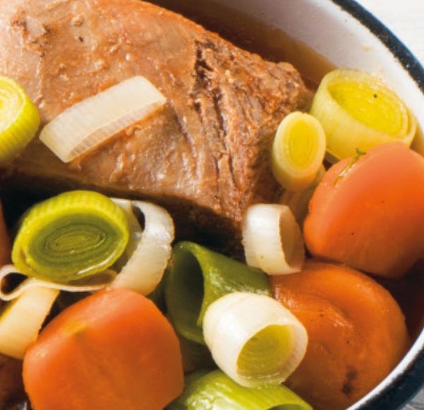 Recette légères - Mini pot au feu de canette aux légumes