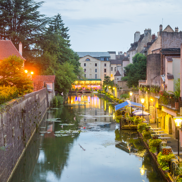 Le canal des tanneurs à Dole