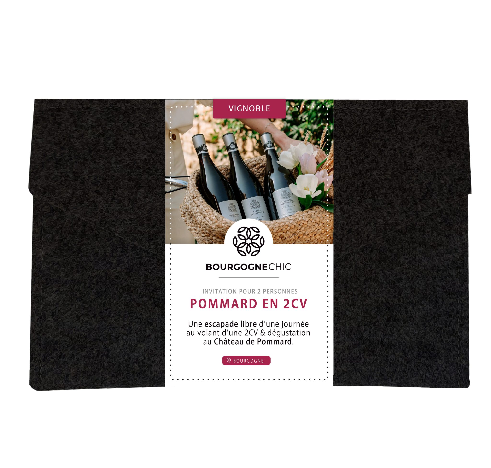 Coffret Cadeau Pommard en 2CV Bourgogne Chic