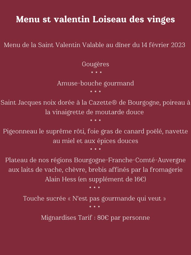 Loiseau des Vignes