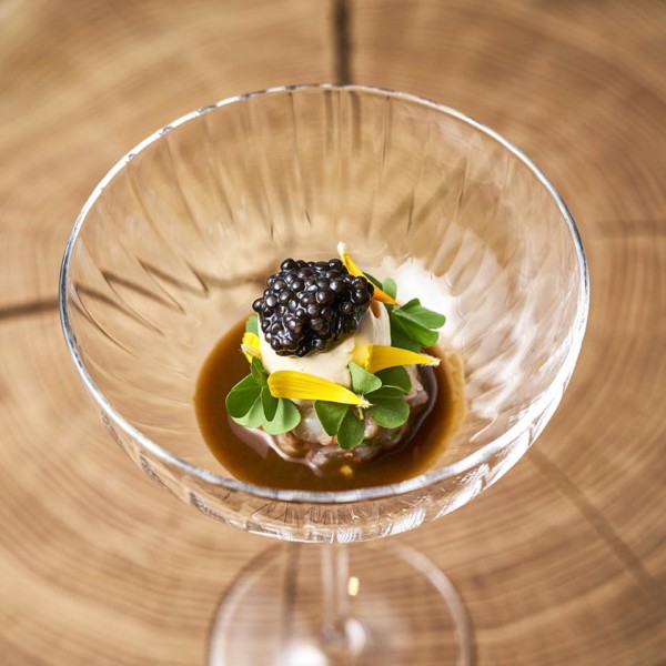 Tartare d’écrevisses au caviar