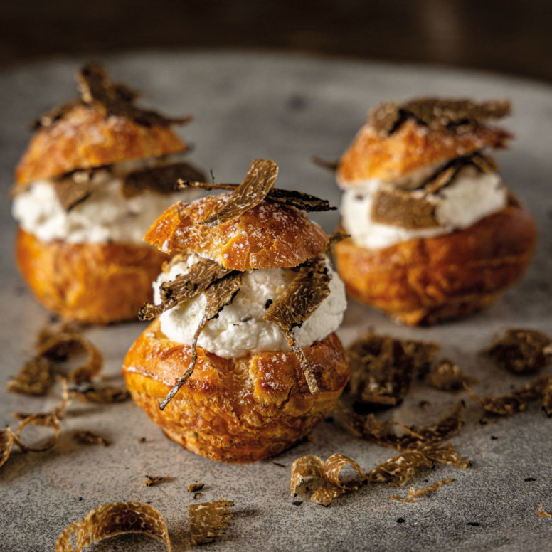 Gougère à la truffe d'Arole Dupaty