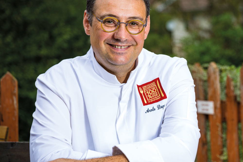 Arole Dupaty, chef du Sabot de Vénus à Bure-les-Templiers