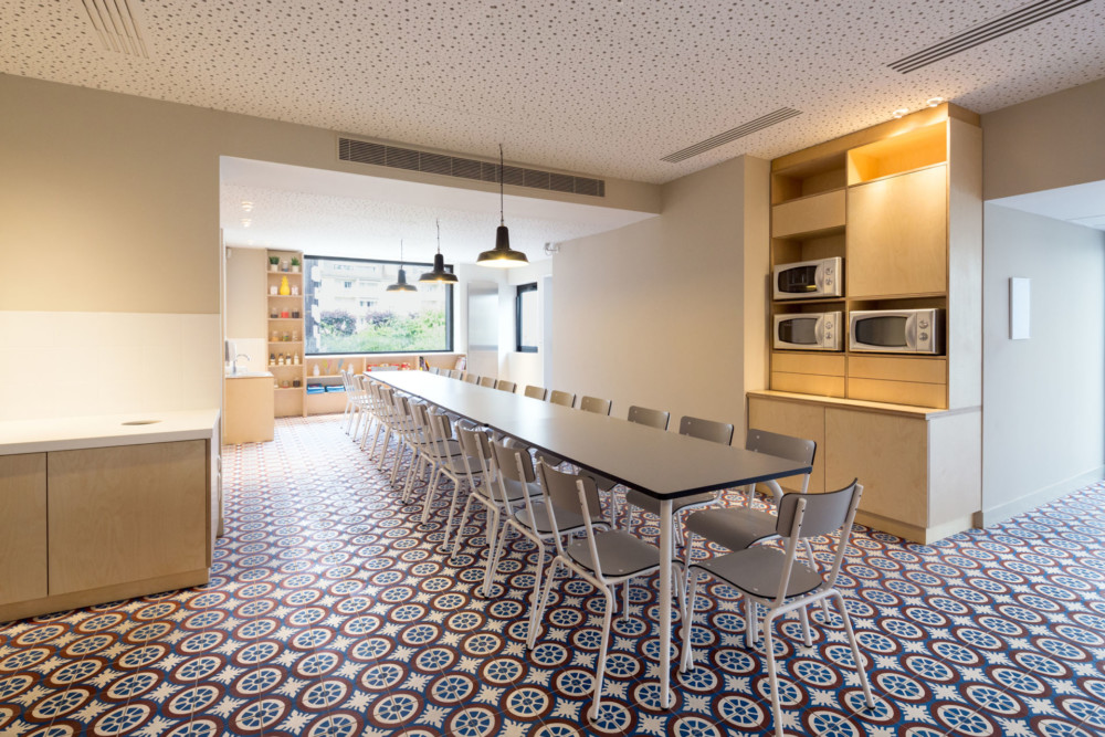 L'espace cuisine de La Maison de la Vache qui Rit