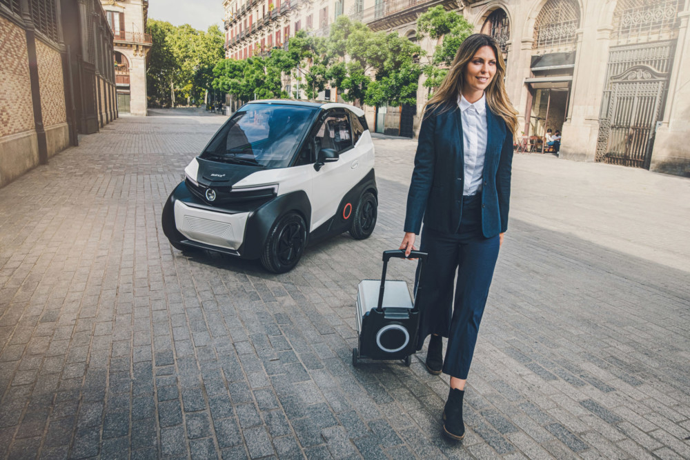 Quadricycle électrique Silence et sa batterie amovible