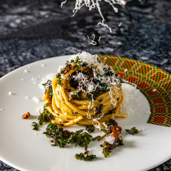 Carbonara revisitée à la moutarde Edmond Fallot