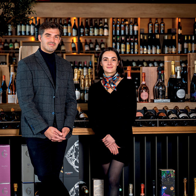 Marc et Kelly, les responsables de la boutique