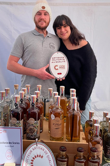Quentin Sicard et Sophie Parayre - Distillerie des Scories