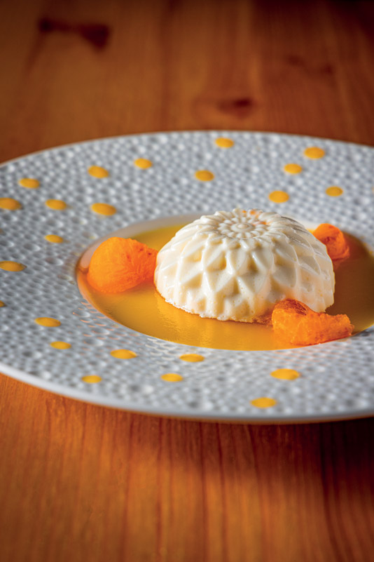 Panna cotta mandarine