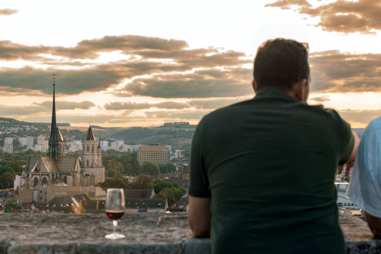 Vue de depuis la tour Philipe Le Bon